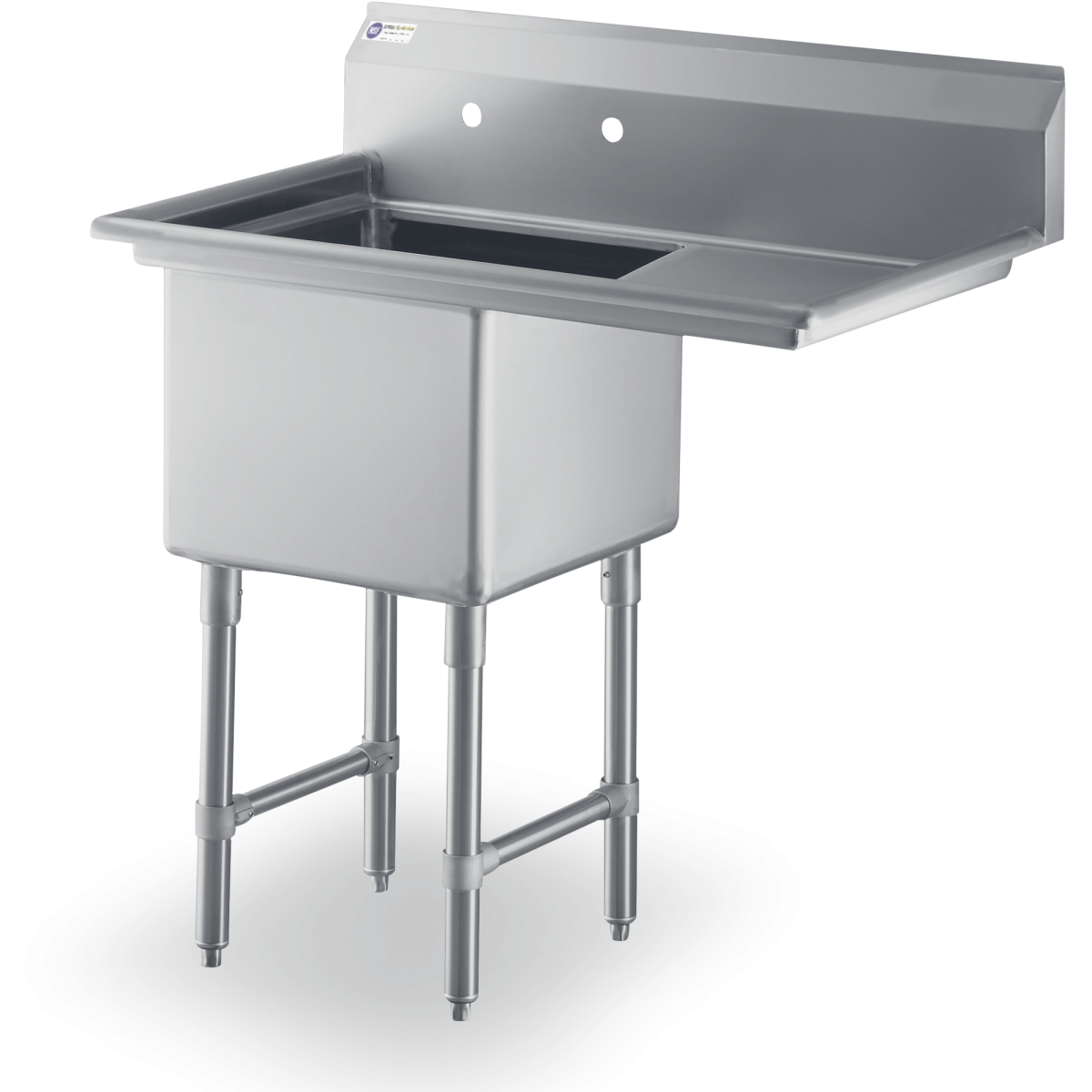 18 Gauge Stainless Steel Sink With Two 18 Drainboards Sws1c162012